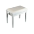 Banco P/ Piano Saty PB80 Luxo Ajustável Branco