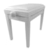 Banco P/ Piano Saty PB80 Luxo Ajustável Branco