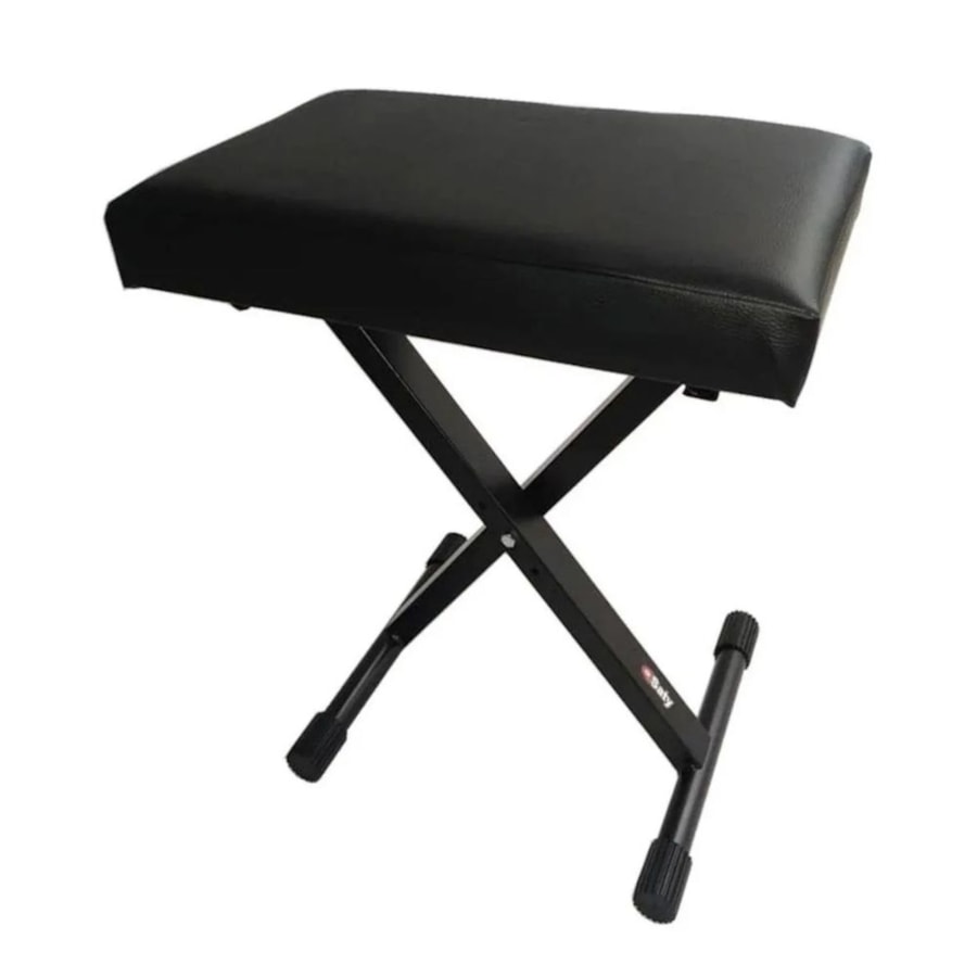 Banco para Piano Saty BT-200 Regulável em X Preto Banco para Piano Saty BT-200 Regulável em X Preto