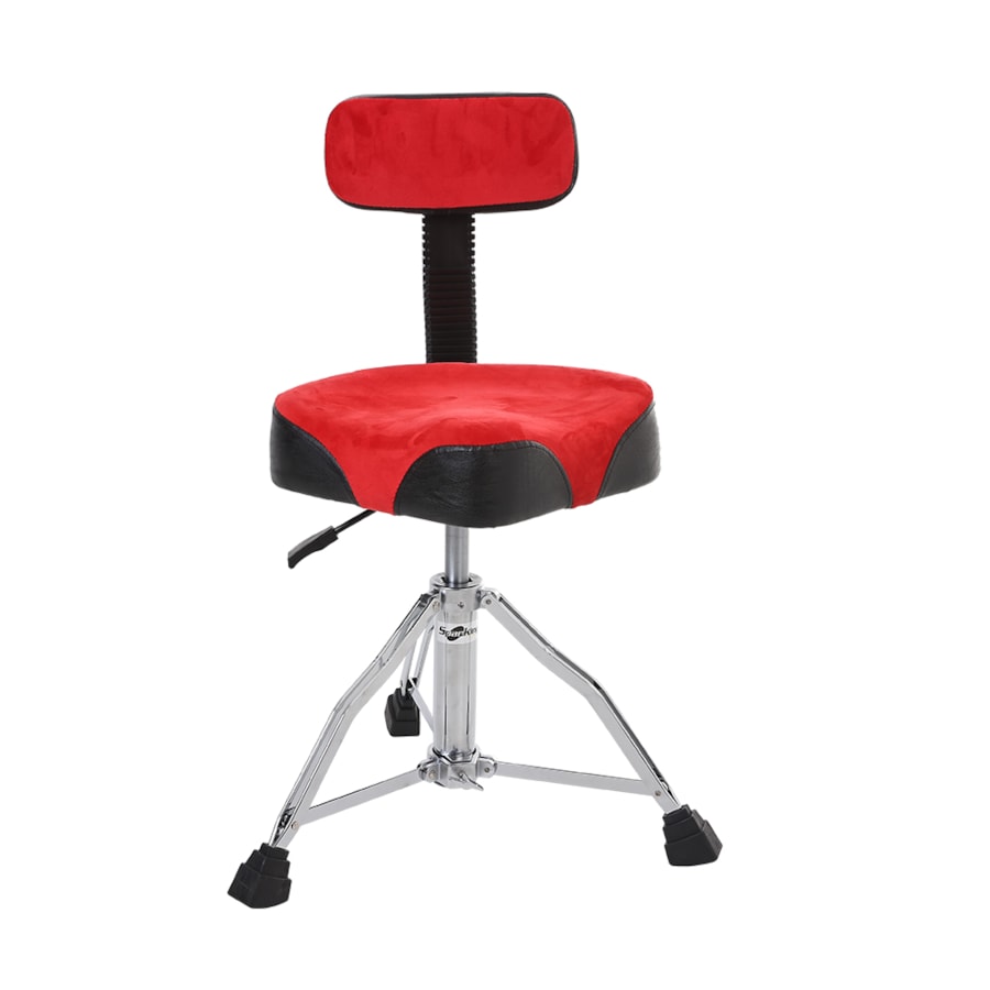 Banco Spanking para Bateria Vanguarda Selim 23.4 Vermelho Banco Spanking para Bateria Vanguarda Selim 23.4 Vermelho