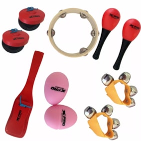 Bandinha Ritmica X-Pro LT6 com 10 Peças + Bag Bandinha Ritmica X-Pro LT6 com 10 Peças + Bag