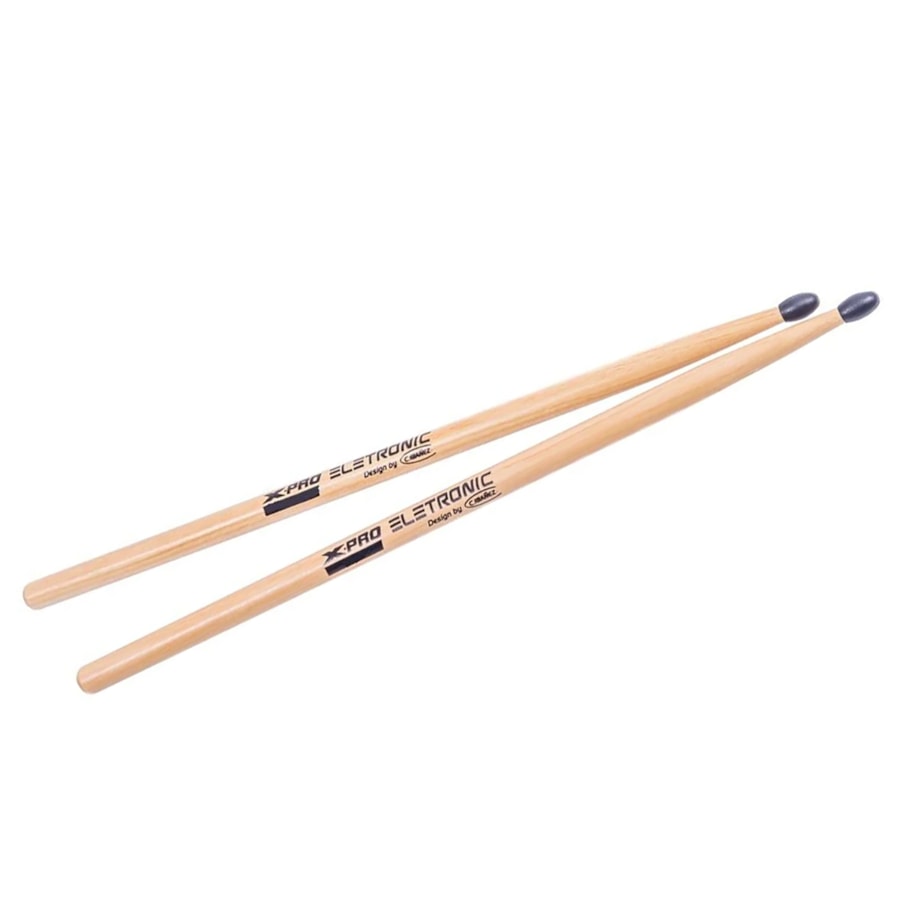 Baqueta C. Ibañez X-Pro Eletronic 7A com Ponta de Nylon para Bateria Eletrônica Baqueta C. Ibañez X-Pro Eletronic 7A com Ponta de Nylon para Bateria Eletrônica