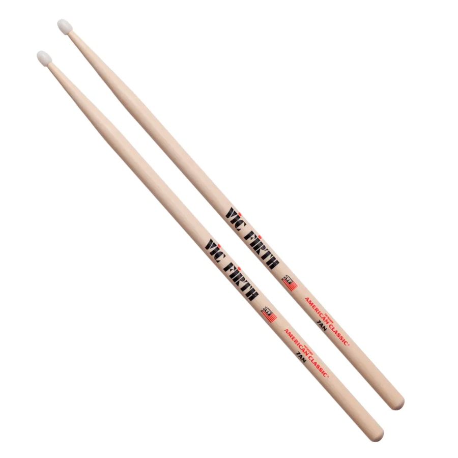 Baqueta Vic Firth American Classic 7AN Ponta de Nylon  Baqueta Vic Firth American Classic 7AN Ponta de Nylon