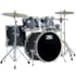 Bateria Acústica D-One Rocket DR22 BKS Preto Satin Bumbo 22 Polegadas