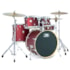 Bateria Acústica D-One Rocket DR22 Red Satin Sparkle Bumbo 22 Polegadas