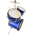 Bateria Acústica Infantil Spring Kids SPK15 Azul  Bateria Acústica Infantil Spring Kids SPK15 Azul