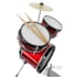 Bateria Acústica Infantil Spring Kids SPK15 Vermelha Bateria Acústica Infantil Spring Kids SPK15 Vermelha