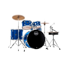 Bateria Acústica Mapex Comet CM5044T IB Azul C/ Banco e Ferragens