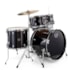 Bateria Acústica Mapex Comet CM5294FT DK Preto C/ Banco e Ferragens