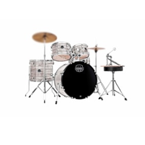 Bateria Acústica Mapex Comet CM5294FT FI Branca C/ Banco e Ferragens