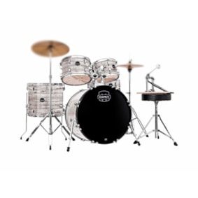 Bateria Acústica Mapex Comet CM5294FT FI Branca C/ Banco e Ferragens