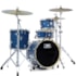 Bateria D-One Rocket  DR18 BSS Blue Satin Sparkle 18, 14, 12, 10 C/ Banco e Ferragens