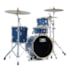 Bateria D-One Rocket  DR18 BSS Blue Satin Sparkle 18, 14, 12, 10 C/ Banco e Ferragens