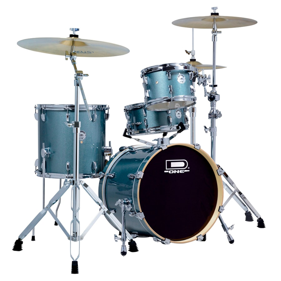 Bateria D-One Rocket  DR18 SG Space Grey  18, 12, 14, 10 C/ Banco e Ferragens