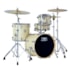 Bateria D-One Rocket  DR18 WSS Wite Satin Sparkle 18, 12, 14, 10 C/ Banco e Ferragens