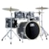 Bateria D-One Rocket  DR20 BKS Black Satin 20, 14, 12, 10 C/ Banco e Ferragens