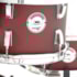 Bateria D-One Rocket DR20 Red Satin Sparkle Bumbo 20 Polegadas Acústica 
