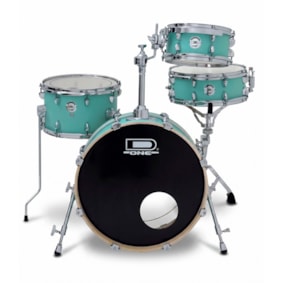 Bateria D-One Rocket DR20S CGR Custom Green Shell Pack Acústica