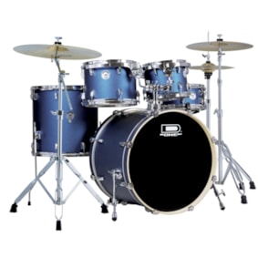 Bateria D One Rocket DR22 BSS Blue Satin Sparkle C/ Ferragens Acústica 
