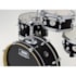 Bateria D-One Rockt DR20S BKS Black Satin Shell Pack Acústica