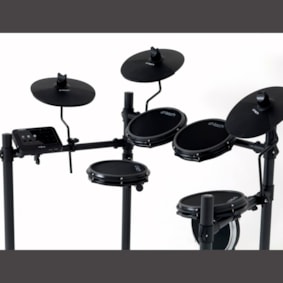 Bateria Eletrônica D Tech Nexus Preta - Brinde Tapete Exclusivo Bateria Eletrônica D Tech Nexus Preta - Brinde Tapete Exclusivo