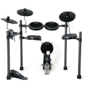 Produto Bateria Eletrônica D Tech Nexus Preta - Brinde Tapete Exclusivo