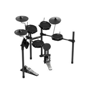 Bateria Eletrônica Nux DM110 C/ Peles Mesh e 12 Kit De Baterias