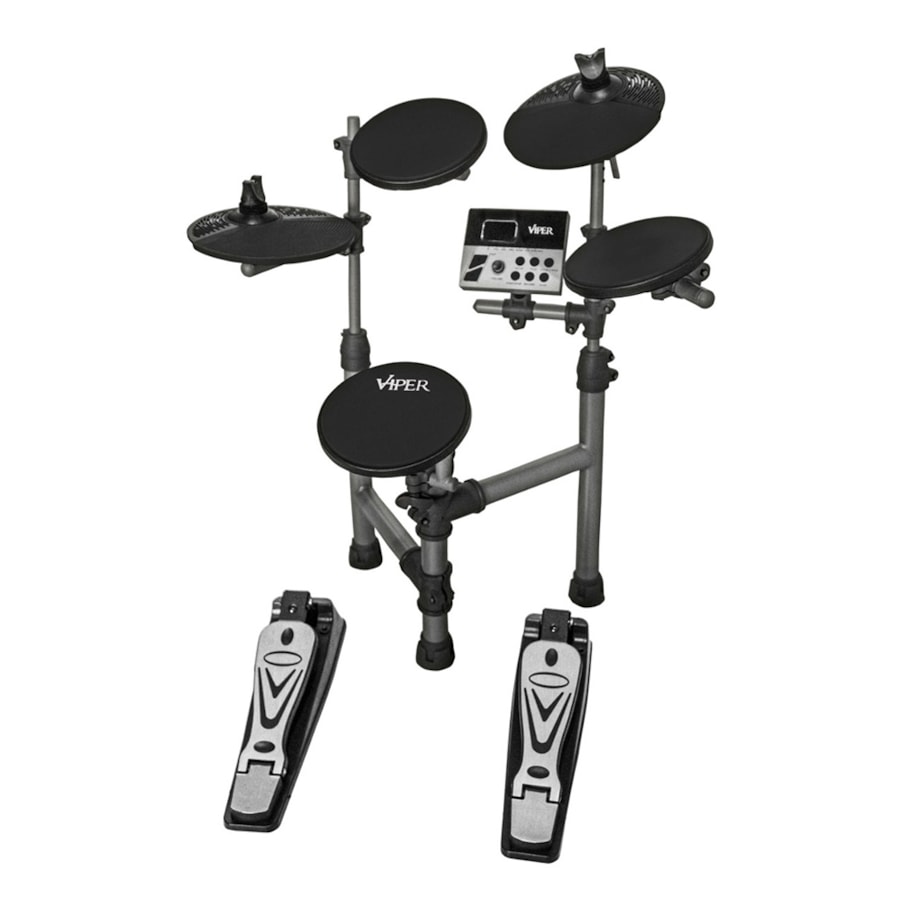 Bateria Eletrônica X-Pro Viper ED0 Preta Bateria Eletrônica X-Pro Viper ED0 Preta