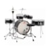 Bateria Infantil PHX DS514C Acústica Preta com Banco e Pratos