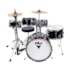 Bateria Infantil PHX DS514C Acústica Preta com Banco e Pratos