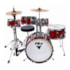 Bateria Infantil PHX DS514C Acústica Vermelha com Banco e Pratos