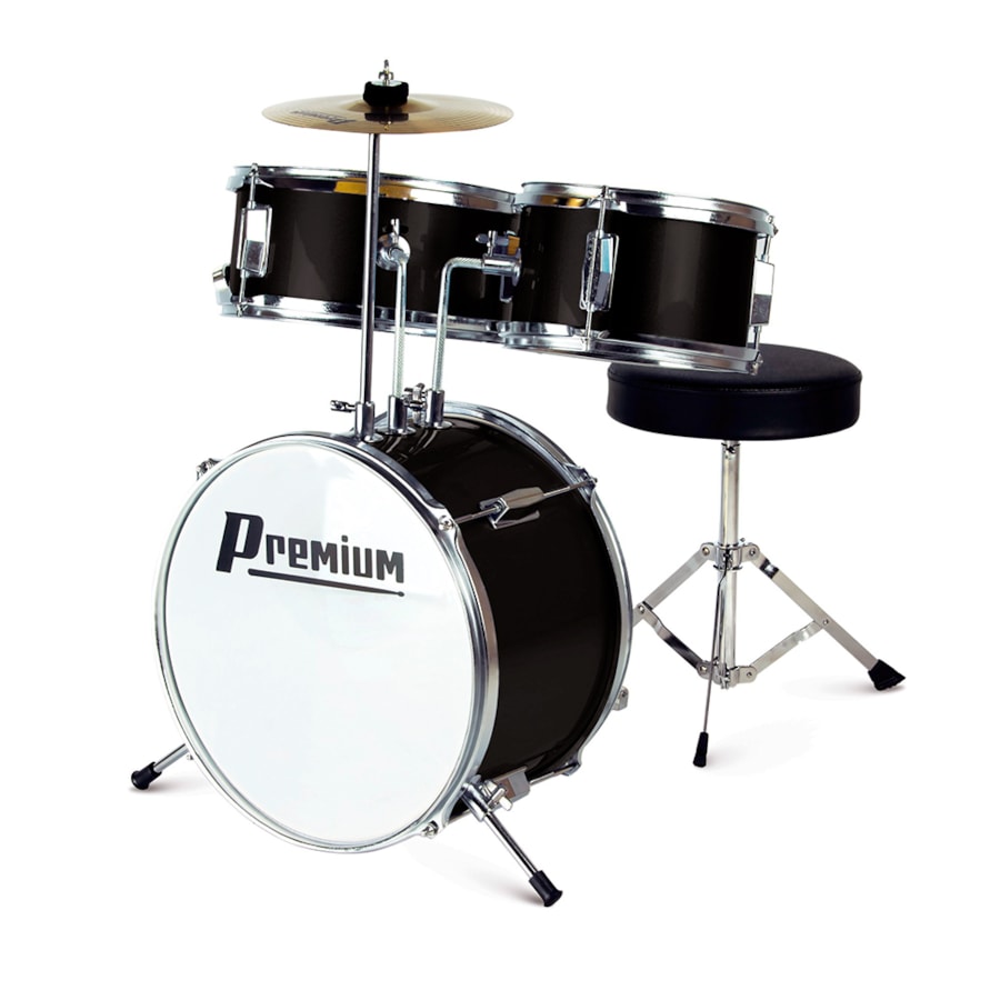 Bateria Infantil Premium DX20J Acustica Preta Bateria Infantil Premium DX20J Acustica Preta