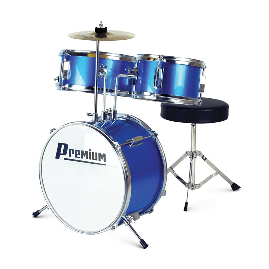 Bateria Infantil Premium DX20J Junior Azul BL