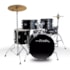 Bateria Infantil Turbo Jr. 4322 - Preto