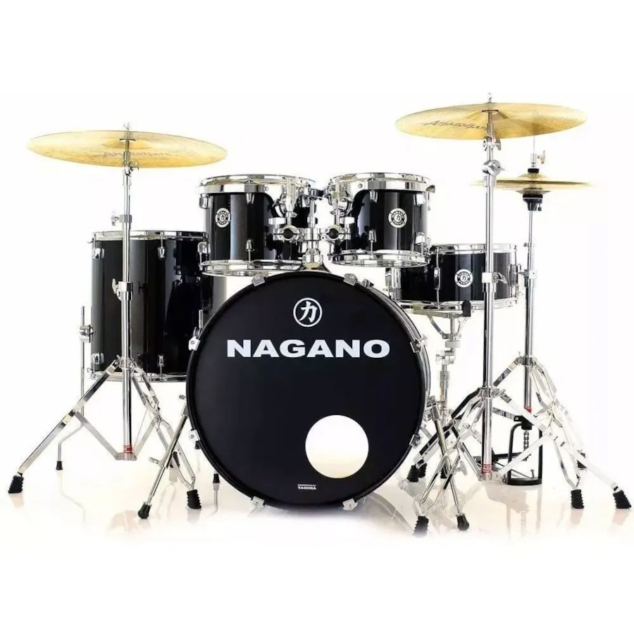 Bateria Nagano Garage Fusion 20 EBS Garage Series Ebony Sparkle C/ Ferragens