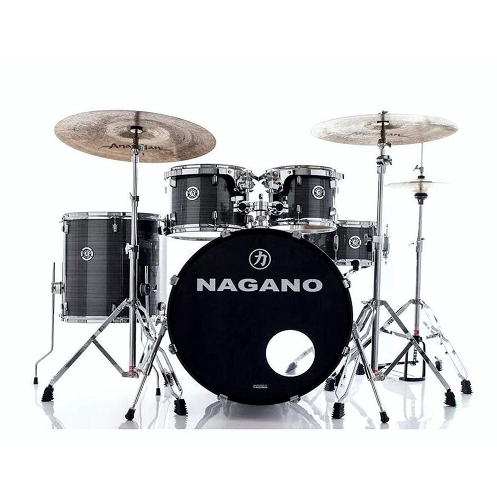 Bateria Nagano Garage Rock 22 SV Garage Series Vintage Stripe C/ Ferragens