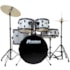 Bateria Premium DX420 SL Prata 20/14/10/12 C/ Ferragens, Prato, Banco e Pedal