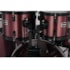 Bateria Premium DX420 WR Vinho 20/14/12/10 C/ Ferragens, Prato, Banco e Pedal