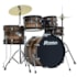 Bateria Premium DX722 WD Wood 22/16/14/12/10 C/ Ferragens e Pratos