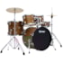 Bateria Premium Max PM22 DWS Dark Wood 22/16/14/12/10 C/ Ferragens, Pratos, Banco e Pedal