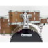 Bateria Premium Max PM22 DWS Dark Wood 22/16/14/12/10 C/ Ferragens, Pratos, Banco e Pedal