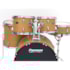 Bateria Premium Max PM22 NWS Naural Wood 22/16/14/12/10 C/ Ferragens, Pratos, Banco e Pedal