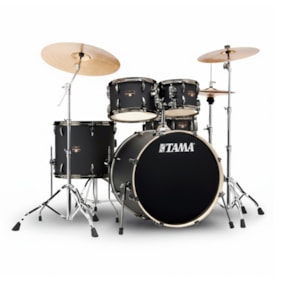 Bateria Tama Imperialstar IP50H6WBN BOB Black Oak Burst 5 Peças C/ Ferragens e Bumbo de 20