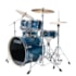 Bateria Tama Imperialstar IP52H6W-HLB Hairline Blue 5 Peças Com Ferragens Bumbo 22