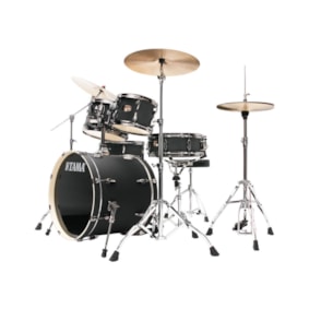 Bateria Tama Imperialstar IP52H6WBN-BOB Blacked Out Black 5 Peças C/ Ferragens Bumbo 22