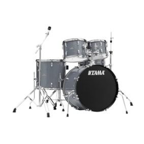 Bateria Tama Stagerstar ST52H5 CSS Cosmic Silver Sparkle 5 Peças C/ Ferragens e Bumbo de 22