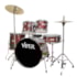 Bateria X-Pro 1022 Viper Series Completa Vinho Sparkle c/ Banco e Pratos Bateria X-Pro 1022 Viper Series Completa Vinho Sparkle c/ Banco e Pratos
