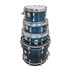 Bateria X-Pro Upper Gig BLS Linha Upper de 4 Peças Blue Sparkle Shell Pack Azul