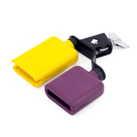 Bloco Sonoro D One DP203 Jam Block Duplo Amarelo/Roxo