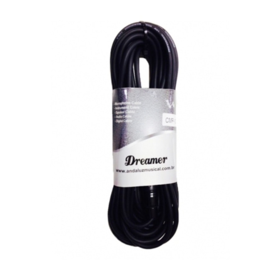 Cabo Dreamer P10 para XLR de 10 Metros CMP-10 Cabo Dreamer P10 para XLR de 10 Metros CMP-10